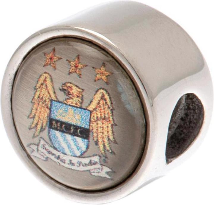 Image du produit Manchester City FC Pendentif bracelet à armoiries (1 cm, 100% acier inoxydable)