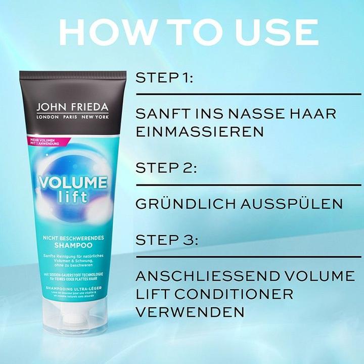 Actual product image John Frieda Volume Lift (500 ml, Liquid shampoo)