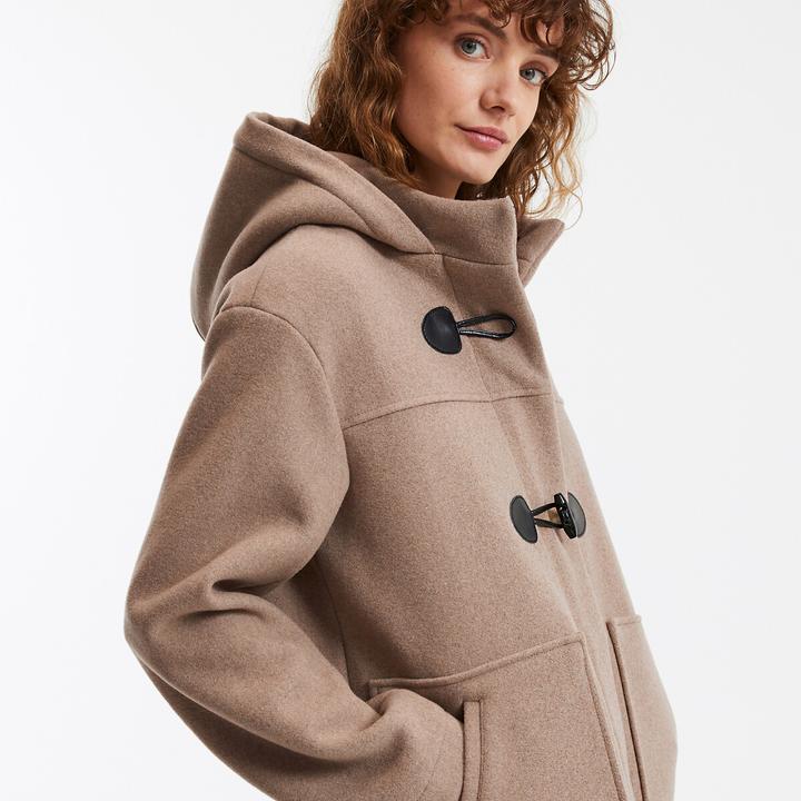 Actual product image La Redoute Collections Halblange Winterjacke im Dufflecoat-Stil (34)