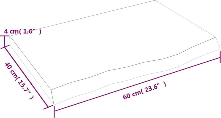 Immagine prodotto VidaXL Gianna (60 x 4 x 40 cm)