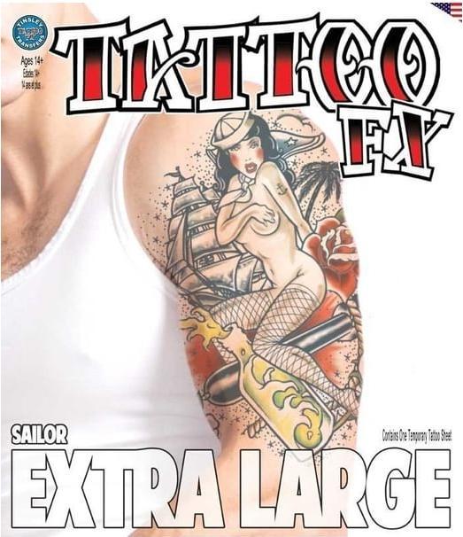 Produktbild Tinsley Transfers Matrosen XL Tattoo