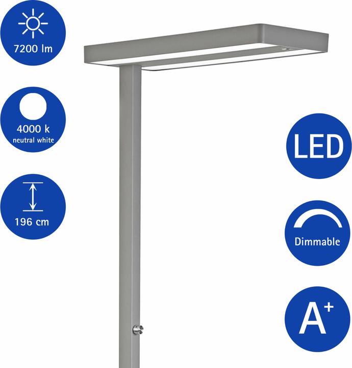Produktbild Maul Stehleu.LED juvis sens.sil (7200 lm)