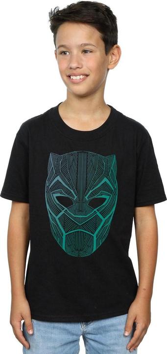 Produktbild Jungen Schwarzer Panther Tribal Maske TShirt (140, 146)