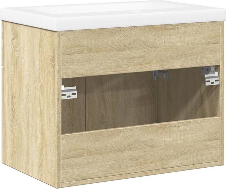 Produktbild VidaXL Waschbeckenunterschrank Wand Unterschrank Badschrank mit Einbaubecken