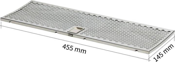 Actual product image V-Zug Fettfilter H41802 Alu DF-SLG 5/6/8/9 455x145x8 - Dampfabzug