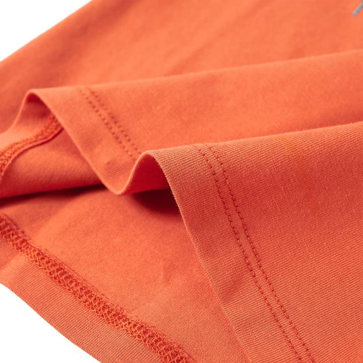 Produktbild VidaXL Kinder-Langarmshirt Dunkelorange 92,Material: 95 (92)