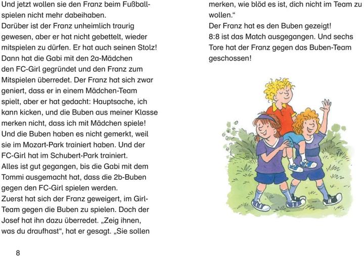 Actual product image New soccer stories from Franz (Christine Nöstlinger, German)