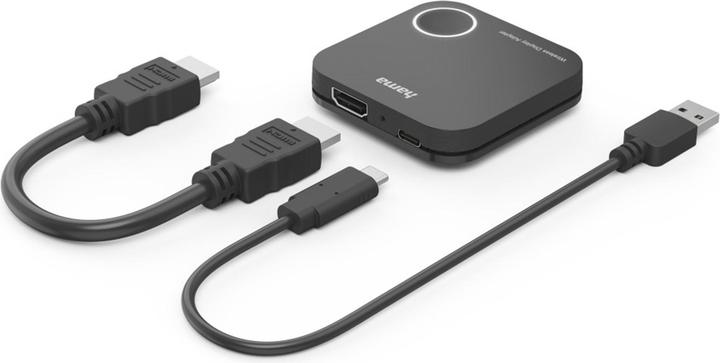 Produktbild Hama Wireless-Display-Adapter, HDMI™, Full-HD 1080p, inkl. Kabel (USB Typ-C, HDMI)