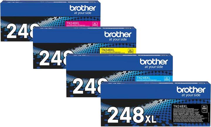 Image du produit Brother Original Toner SET TN248XL/TN-248XL Multipack / Set mit allen vier Farben (M, CF, C, Y)