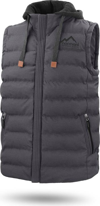Actual product image Normani Men Winter Quilted Vest Nanaimo - 1557 (XL)