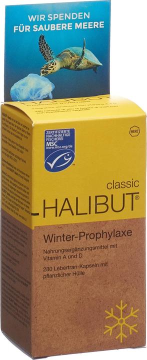 Image du produit Halibut Capsules de vitamines A et D (280 pièce(s), Capsules, 107 g)