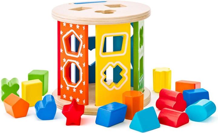 Actual product image Woody Sortierer mit Holzrollen