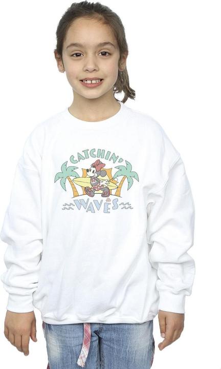 Produktbild Disney Minnie Mouse Catchin Waves Sweatshirt Mädchen (152, 158)
