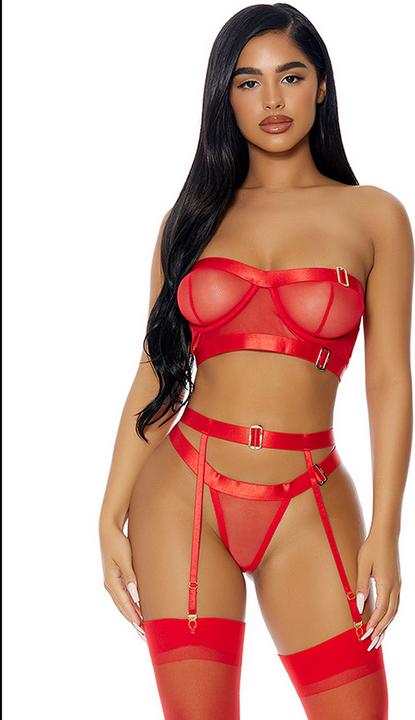 Produktbild Forplay Good As Gold Lingerie Set (S)