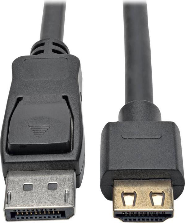 Actual product image Eaton DisplayPort 1.2 to HDMI Active Adapter Cable M/M 4K 60 Gripping HDMI Plug HDCP 2.2 6 (1.83 m, DisplayPort, HDMI)