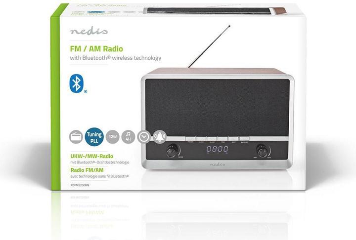 Produktbild Nedis FM-Radio RDFM5200BN (FM, AM, Bluetooth)