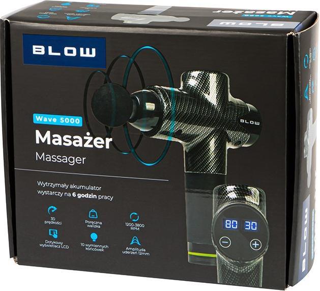 Immagine prodotto Blow Masażer Wave 5000 + 10 końcówek + walizka