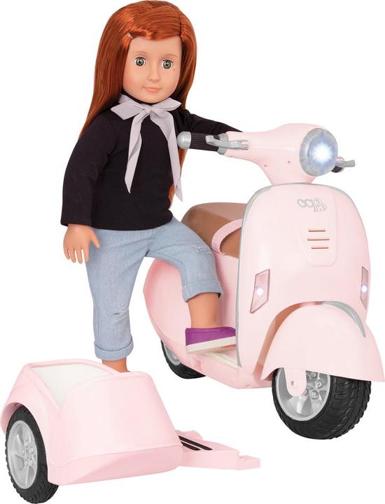 Actual product image Our Generation Scooter with detachable sidecar