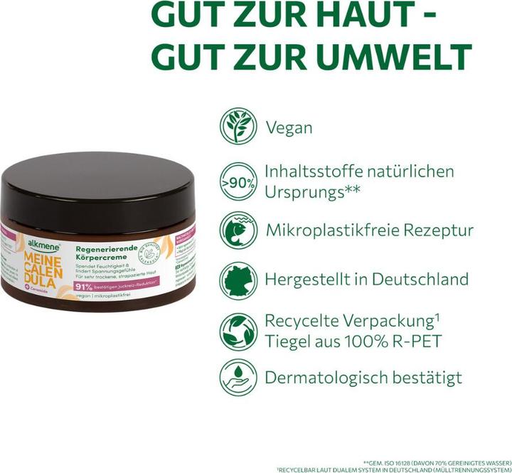 Produktbild Alkmene MEINE CALENDULA, Regenerierende Körpercreme (Körpercreme, 250 ml)