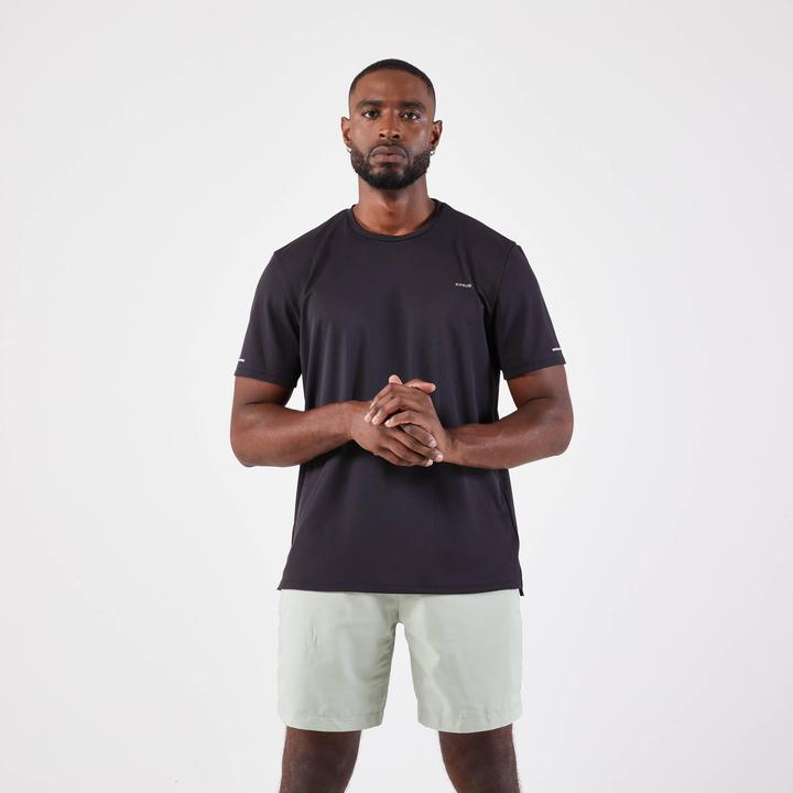 Produktbild Kiprun Laufshirt kurzarm Herren atmungsaktiv - Run 500 Dry schwarz (XXL)