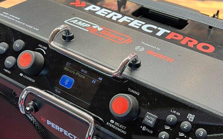 Actual product image PerfectPro Rockhart 18V (DAB+, VHF, Bluetooth, NFC)