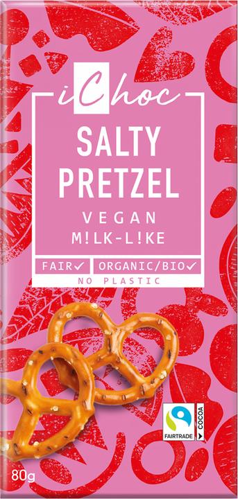 Actual product image Ichoc Salty Pretzel Organic (80 g)