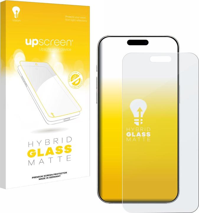 Productafbeelding upscreen Beschermend glas Beschermende folie glas Schermbeschermer mat (1 Stuk, Apple iPhone 16 Plus)