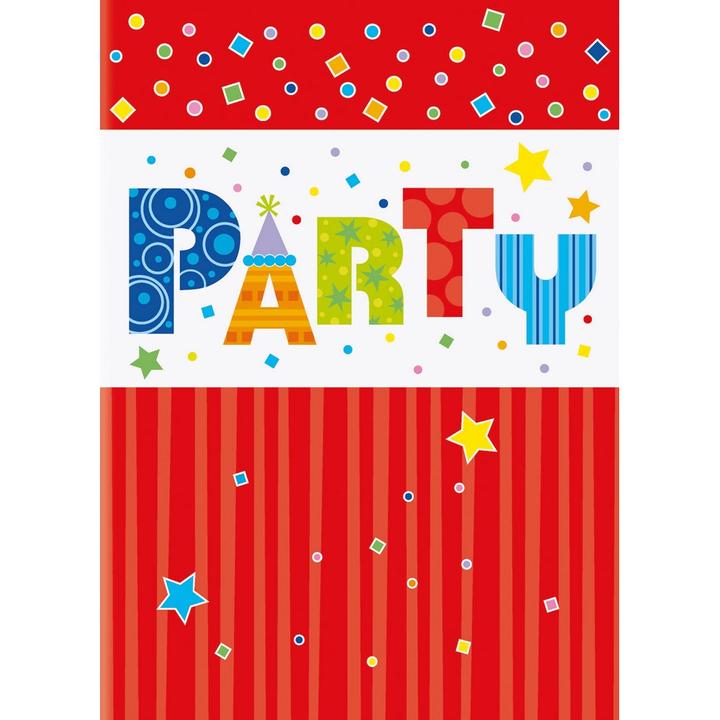 Immagine prodotto Unique Party Plastica Festa Inviti Misura Confezione 8