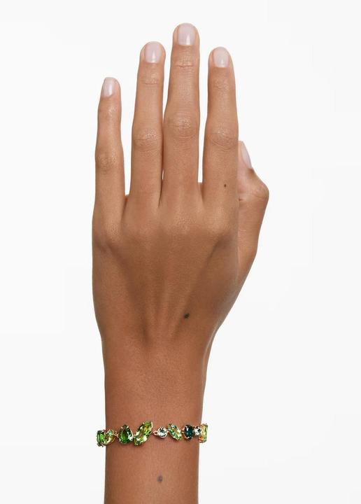 Image du produit Swarovski Gema Bracelet Différentes coupes Vert Or (Métal Swarovski)