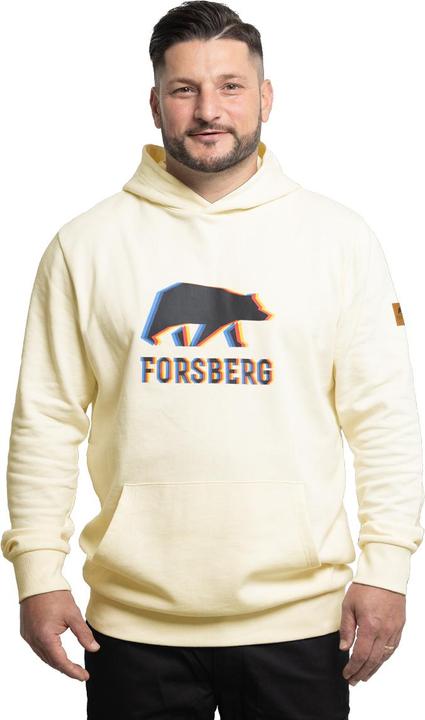 Actual product image Forsberg Hoodie with black Anaglyph logo (4XL)