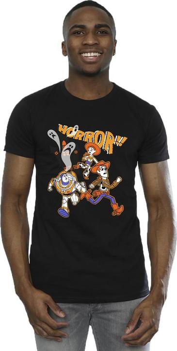 Actual product image Toy Story Mens Horror Run Away Cotton Halloween T-Shirt (4XL)
