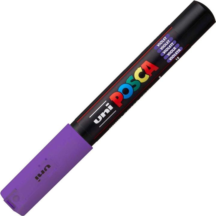 Immagine prodotto Posca Marchio PC-1M a punta tonda (Viola, 0.70 mm, 1 x)