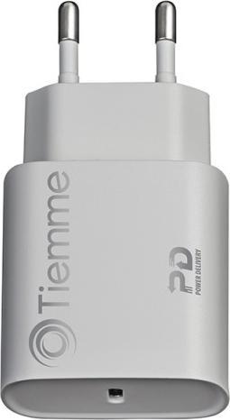 Image du produit Tiemme Chargeur secteur 1 port USB-C 20W (Blanc) (20 W)