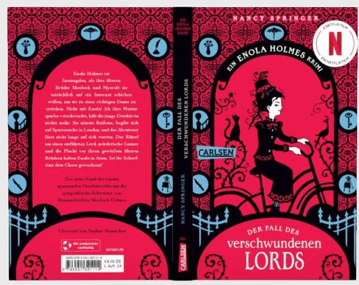 Produktbild Enola Holmes: Der Fall des verschwundenen Lords (Deutsch, Nancy Springer, 2024)