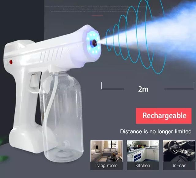 Actual product image Atomizer electric nano sterilisation micro spray gun