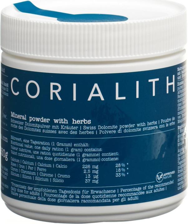 Image du produit Corialith Poudre de dolomite suisse aux herbes (1 pièce(s), Poudre, 250 g)