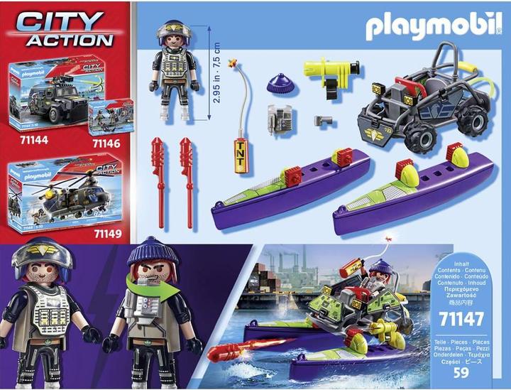 Produktbild Playmobil SWAT-Multi-Terrain-Quad (71147, Playmobil City Action)