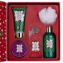 Actual product image Accentra Bath set LA BELLE FEMME NOEL - Christmas Eve Box - for a relaxing pre-Christmas evening, incl. 20 (Hair care set)
