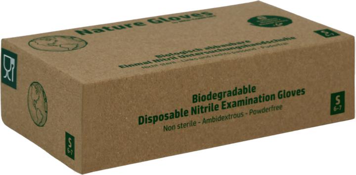 Image du produit Ampri Gants nitril jetables "Nature Gloves" / biodégradable L (Largeur: 100-120 mm ) (L)