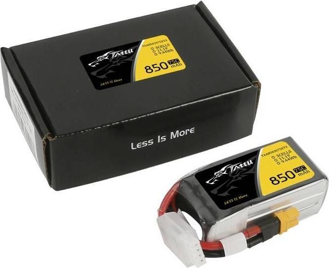 Produktbild Tattu RC-Akku LiPo 850 mAh 11.1 V 75C (11.10 V, 850 mAh)