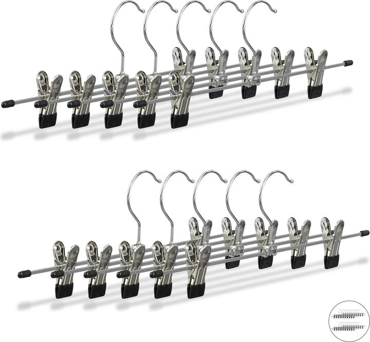 Productafbeelding Relaxdays Broekenhanger set (20 x)