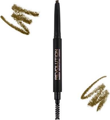 Actual product image Makeup Revolution Duo Brow Definer (Brown)