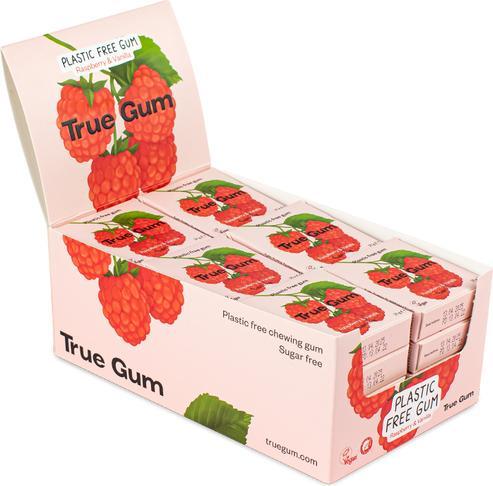 Image du produit True Gum Framboise et vanille (1 pcs, 21 g)