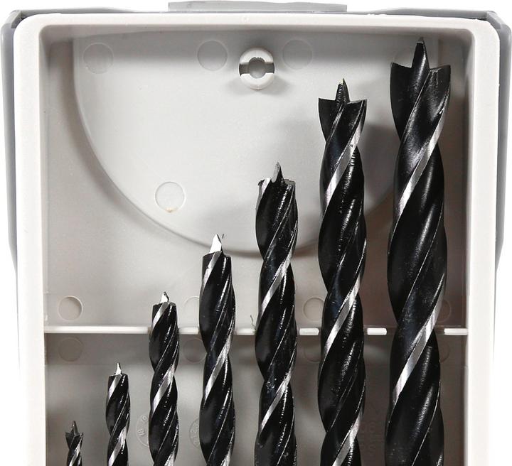 Actual product image Bosch Professional Zubehör PRO Wood twist drill set. 7 pcs. (4 mm, 3 mm, 5 mm, 6 mm, 7 mm, 8 mm, 10 mm)