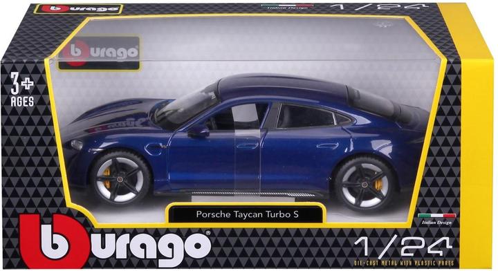 Actual product image Bburago Porsche Taycan Turbo S