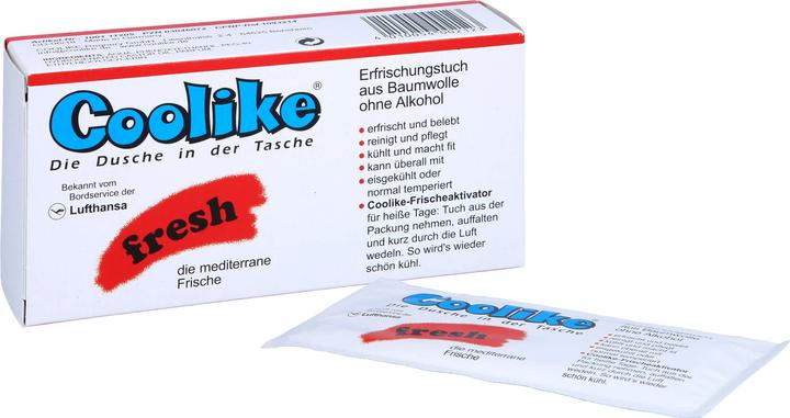 Immagine prodotto Coolike Fresh Erfrischungstücher ohne Alkohol (Lozione detergente, 357.84 ml)