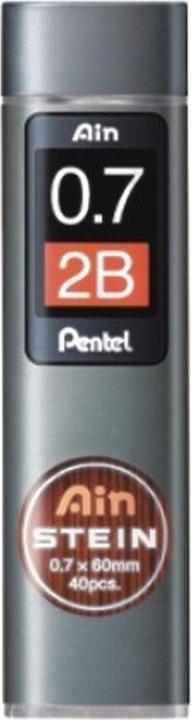 Pentel Matita conduce AinStein (Mine di ricambio, Nero, 0.70 mm)