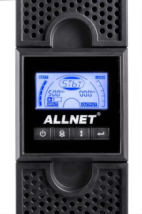 Produktbild Allnet USV 1000VA Line-Interactive USB/RS232 LCD-Display 48,30cm (19")/Tower (3100 VA, 900 W, Line-Interaktiv USV)