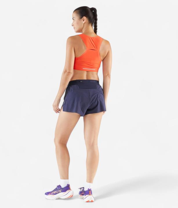 Immagine prodotto Kiprun Women's Lightweight Running & Trail Shorts - Run 900 Light - Navy blue (XL)