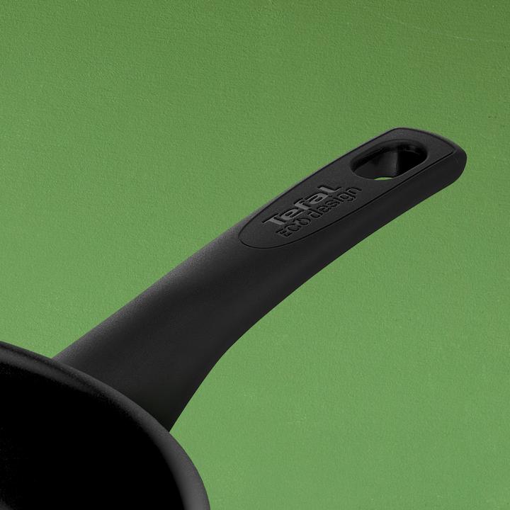 Actual product image Tefal Pan set + saucepan set / frying pan Renew Black On 24cm + 28cm (24 cm, Frying pan, Pan set + pot set, Cast aluminium, Ceramic)
